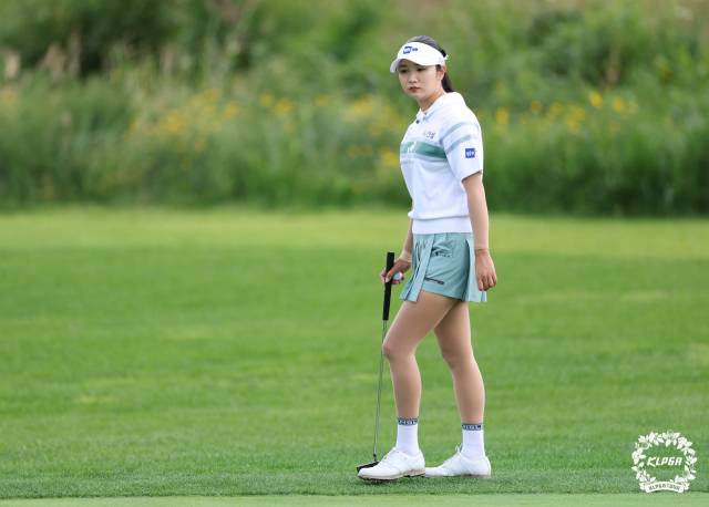 3타 차 단독 선두에 나선 박혜준. 사진 제공=KLPGA