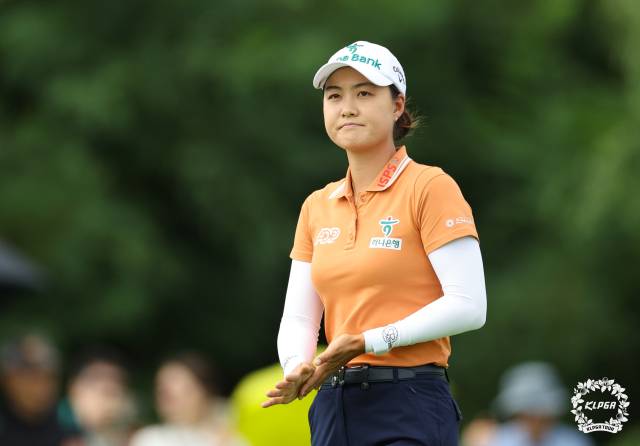 공동 4위를 달리고 있는 이민지. 사진 제공=KLPGA