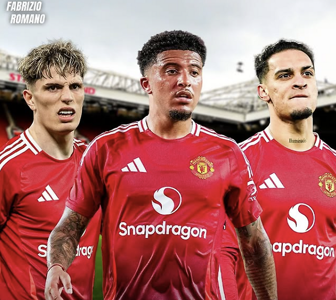 가르나초, 산초, 안토니. 파브리지오 로마노 SNS 캡처