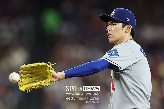 ▲ 사사키는 최근 불펜 1이닝만 소화한 경기에서 최고 100마일의 구속을 되찾으며 다저스의 희망으로 떠올랐다