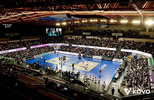 천안유관순체육관 전경. /사진=한국배구연맹(KOVO) 제공