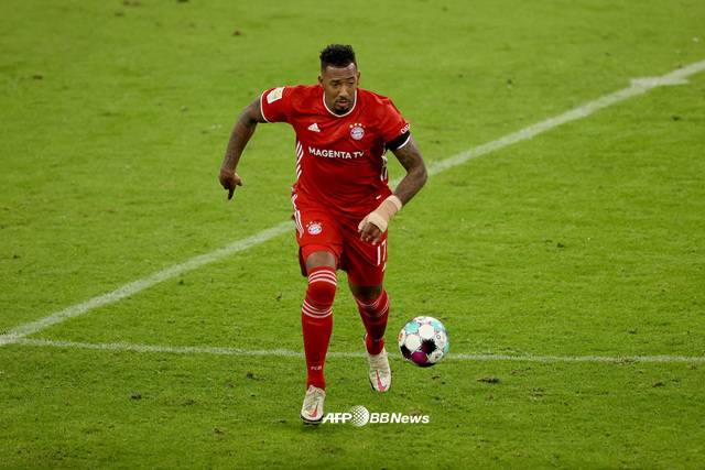 경기에 집중하는 제롬 보아텡. /AFPBBNews=뉴스1