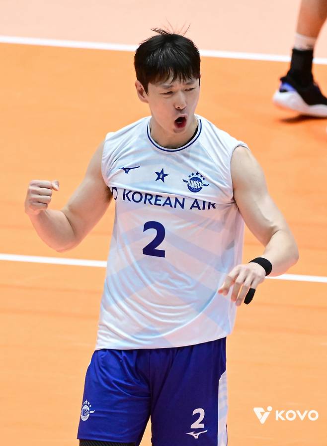 인천 대한항공 한선수. /사진=한국배구연맹(KOVO) 제공