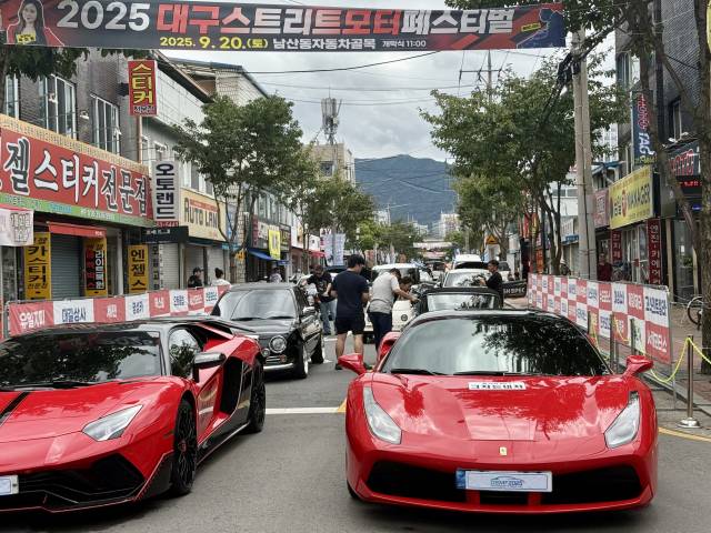 14회째 열린 대구스트리트모터페스티벌로 침체됐던 대구 남산동 자동차부속골목이 활기를 되찾았다. 상인들은 이를 계기로 지역 튜닝산업과 상권 활성화를 기대했다. 구민수 기자