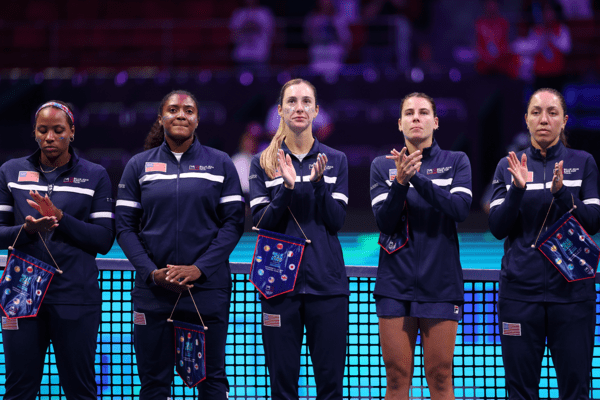 테일러 타운젠드, 헤일리 밥티스트, 맥카트니 케슬러, 에마 나바로, 제시카 페굴라 (왼쪽부터) / 게티이미지코리아