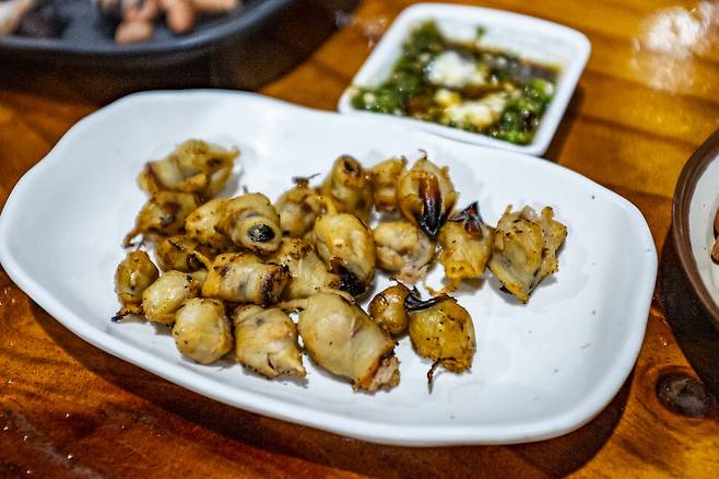 노포 술집 ‘엘베강’의 안주. 최갑수 제공