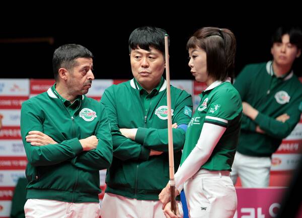 하나카드 선수단. PBA 제공