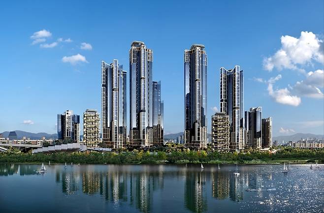 압구정2구역 조감도