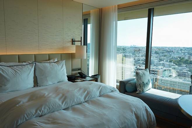웨스틴 요코하마 객실.
