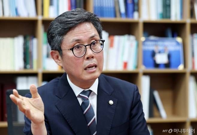 안도걸 더불어민주당 의원./사진=김창현 기자 chmt@