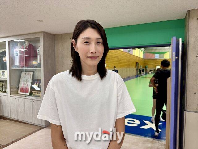 김연경이 흥국생명 어드바이저로 9일 오사카 마블러스 훈련장을 찾았다./니시노미야=이보미 기자