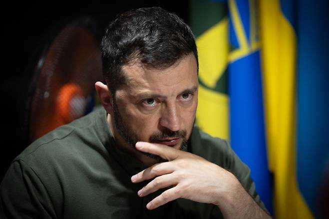 볼로디미르 젤렌스키 우크라이나 대통령 [AFP)]