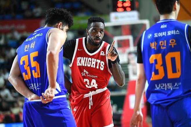 [서울=뉴시스] 프로농구 서울 SK의 자밀 워니. (사진=KBL 제공) *재판매 및 DB 금지