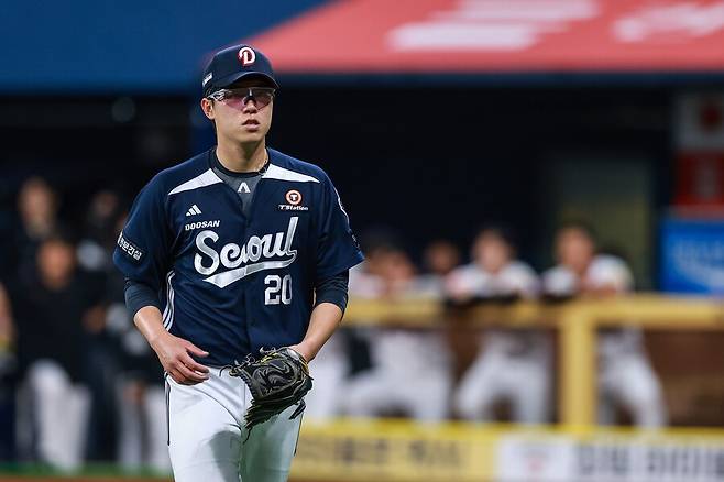 ▲ 올 시즌을 앞두고 큰 기대를 모았으나 3년째 미완의 대기로 남은 두산 김유성 ⓒ두산베어스