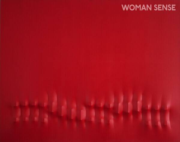 Mazzoleni Agostino Bonalumi Rosso, 1973 Shaped canvas and water-based enamel Courtesy of Mazzoleni London – Torino