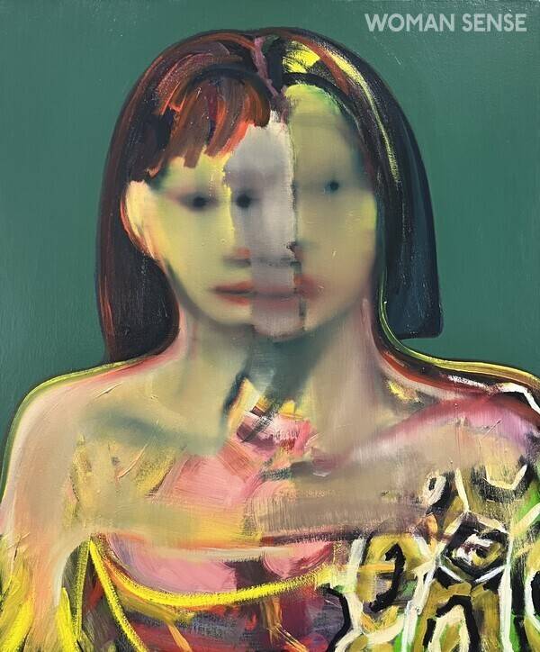 sultana Jaehoon lee Three in one, 2024-2025&nbsp;Oil on canvas