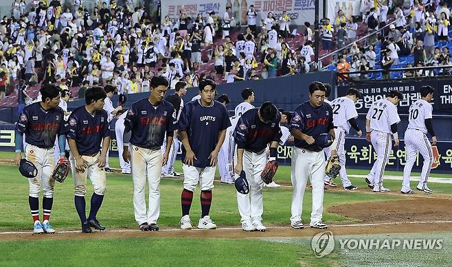 롯데 선수단 [연합뉴스 자료사진]