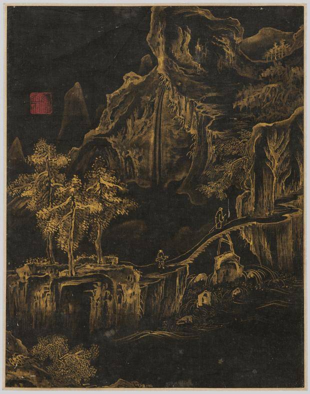 윤두서 작 ‘윤두서필 산수도’ <국립중앙박물관 소장>