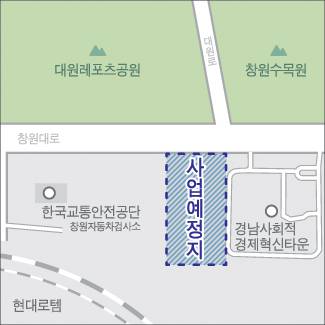 사업예정지 위치도