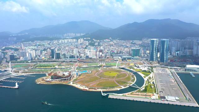 부산항 북항 1단계 재개발사업 구역 전경. 김종진 기자 kjj1761@