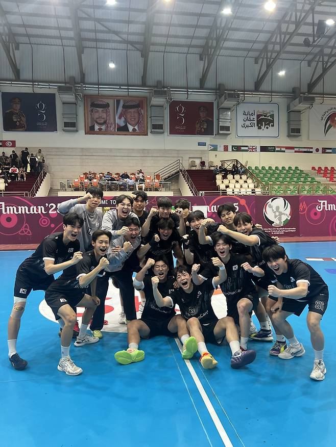 한국 남자 U17 핸드볼 대표팀(대한핸드볼협회 제공)