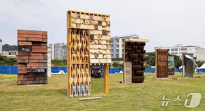 '일상의 벽' 전경  (서울시 제공) 뉴스1 ⓒ News1