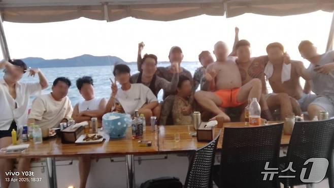 태국 파타야에서 검거된 사기조직의 워크샵 모습. 2025.09.22/뉴스1(서울청 금융범죄수사대 제공)