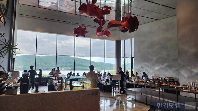 소노캄 경주 카페 '오롯'. 사진=신용현 기자