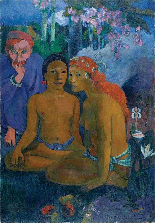 원주민 소녀들과 성애를 묘사한 폴 고갱 작품.