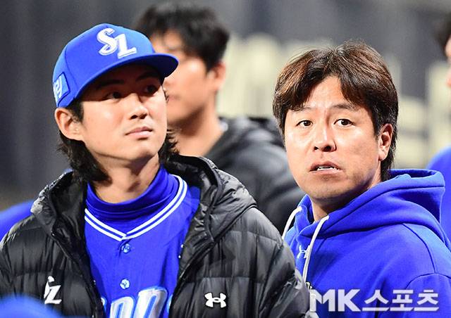 지난해 한국시리즈 당시의 구자욱. 사진=김영구 기자