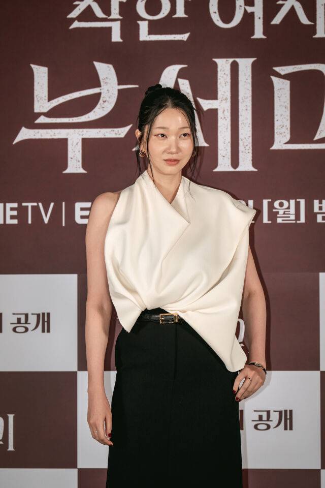 배우 장윤주가 지니 TV 오리지널 '착한 여자 부세미' 제작발표회에 참석했다. / '착한 여자 부세미'