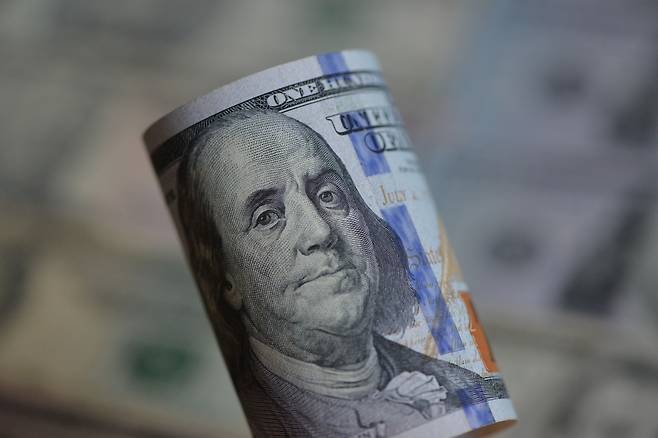 미국 달러 지폐. [게티이미지]