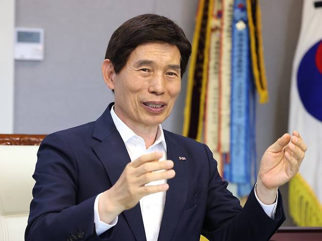 이태훈 대구 달서구청장은 9월12일 시사저널 인터뷰에서 '대구의 중심을 넘어 영남의 중심으로 도약하겠다'고 강조했다. ⓒ대구 달서구