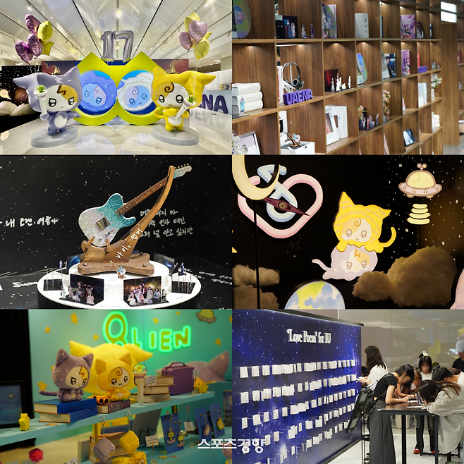 아이유 팝업 스토어 전경. 이담엔터테인먼트 제공