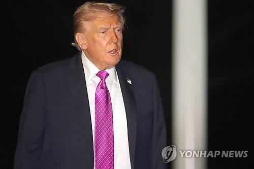 도널드 트럼프 미국 대통령 [AP 연합뉴스 자료사진. 재판매 및 DB 금지]