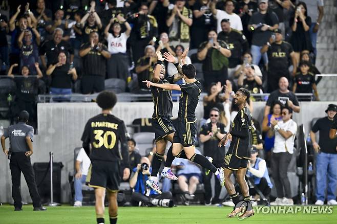 득점한 손흥민 [로이터=연합뉴스. 재판매 및 DB 금지]