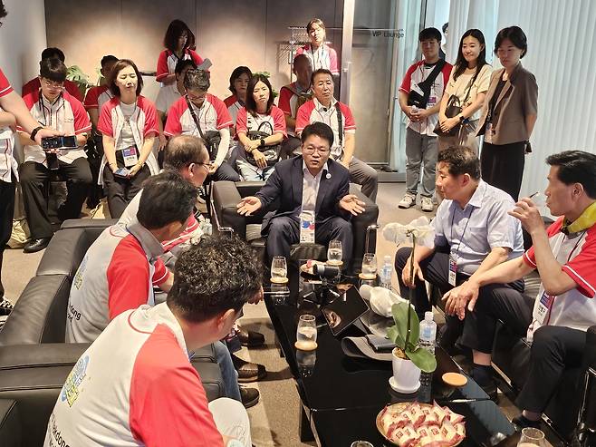 낙동강협의회, 오사카·간사이 만국박람회(오사카 엑스포) 한국관장면담 [낙동강협의회 제공. 재판매 및 DB 금지]