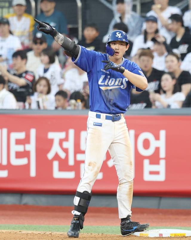 삼성 라이온즈의 구자욱. 삼성 제공