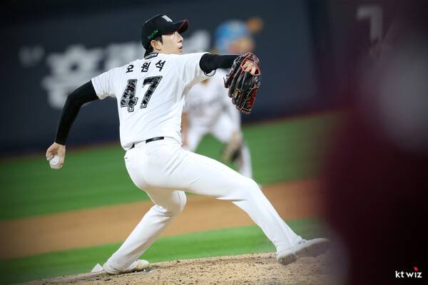 KT 좌완 오원석. (사진=KT위즈)