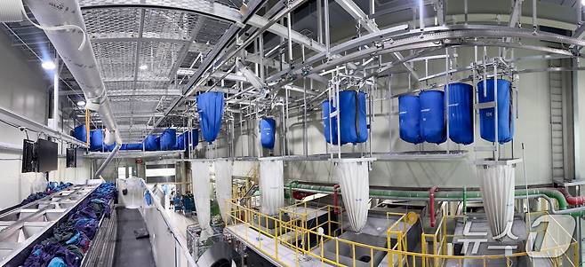 크린토피아 안성공장 내부 모습(크린토피아 제공)