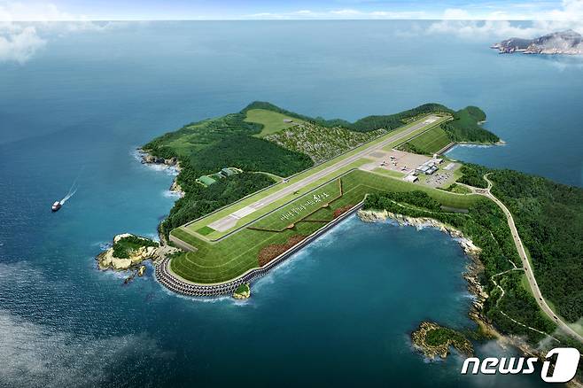 흑산공항 조감도(신안군 제공.재판매 및 DB금지)/뉴스1DB