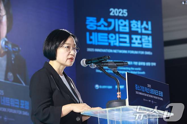 한성숙 중소벤처기업부 장관. (중소벤처기업부 제공. 재판매 및 DB 금지) 2025.9.4/뉴스1