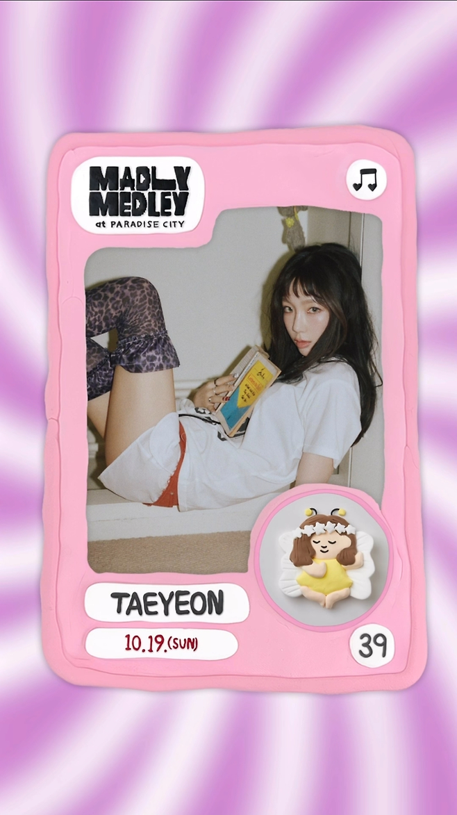 매들리 메들리(MADLY MEDLEY) 헤드라이너 태연. 사진 | 매들리 메들리 공식 SNS