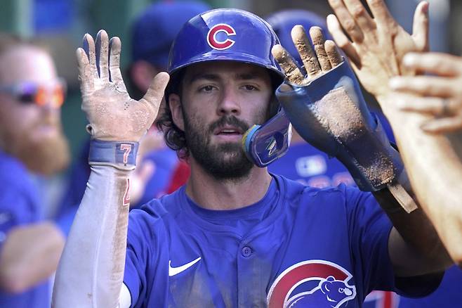 시카고 컵스 유격수 댄스비 스완슨. AP연합뉴스