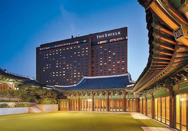 영빈관에서 바라본 서울신라호텔 전경. /서울 신라호텔