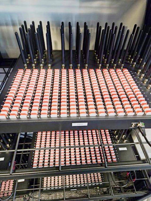 미국 뉴욕에서 발견된 통신방해장치의 모습. 미국 비밀경호국 제공