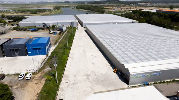 충남 당진 석문면 삼화리 일원에 조성된 스마트팜 임대형 온실. 당진시