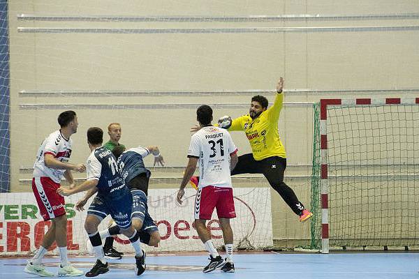 사진 2025/26시즌 스페인 남자 핸드볼 아소발리그 나바와 모라소 경기 모습, 사진 출처=나바