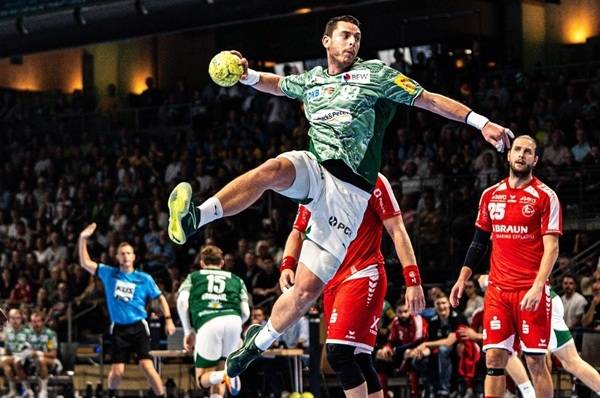 사진 2025/26 시즌 DAIKIN 남자 핸드볼 분데스리가 5라운드 베를린과 멜중엔의 경기 모습, 사진 출처=베를린