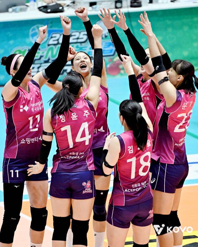 흥국생명 선수단./KOVO